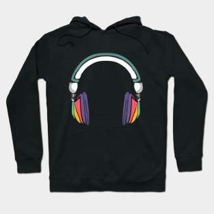 Headphones colorful Hoodie